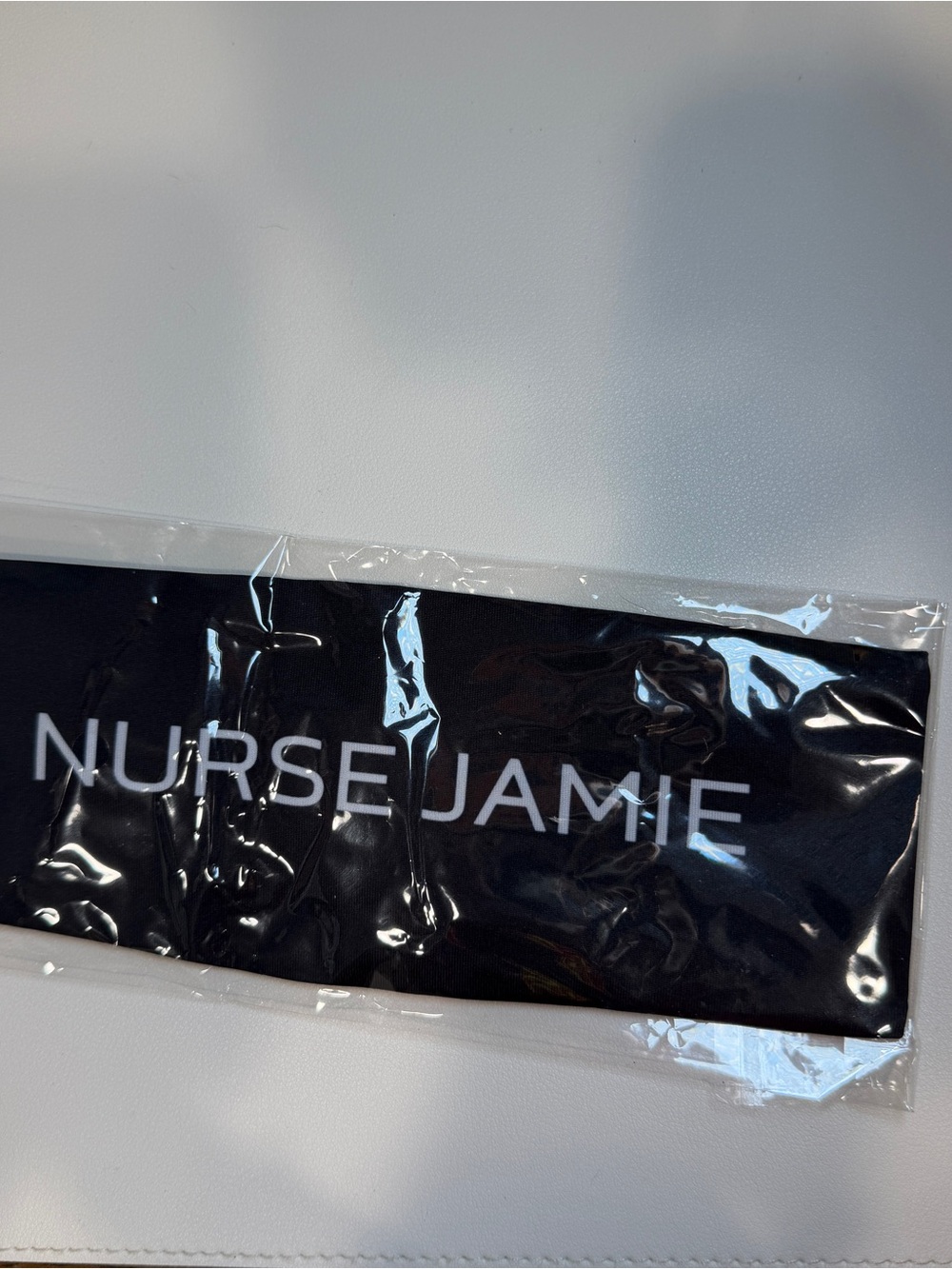 NURSE JAMIE Black Branded Headband